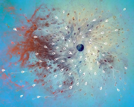 "My Hubble Universe" 2013 digital print limited edition 